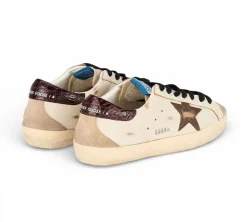 Golden Goose Super-Star - White Beige Brown