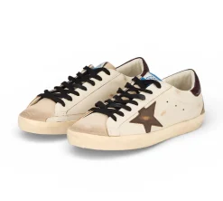 Golden Goose Super-Star - White Beige Brown