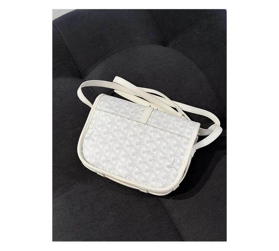 Goyard Belvedere PM - White (Usado, como novo)