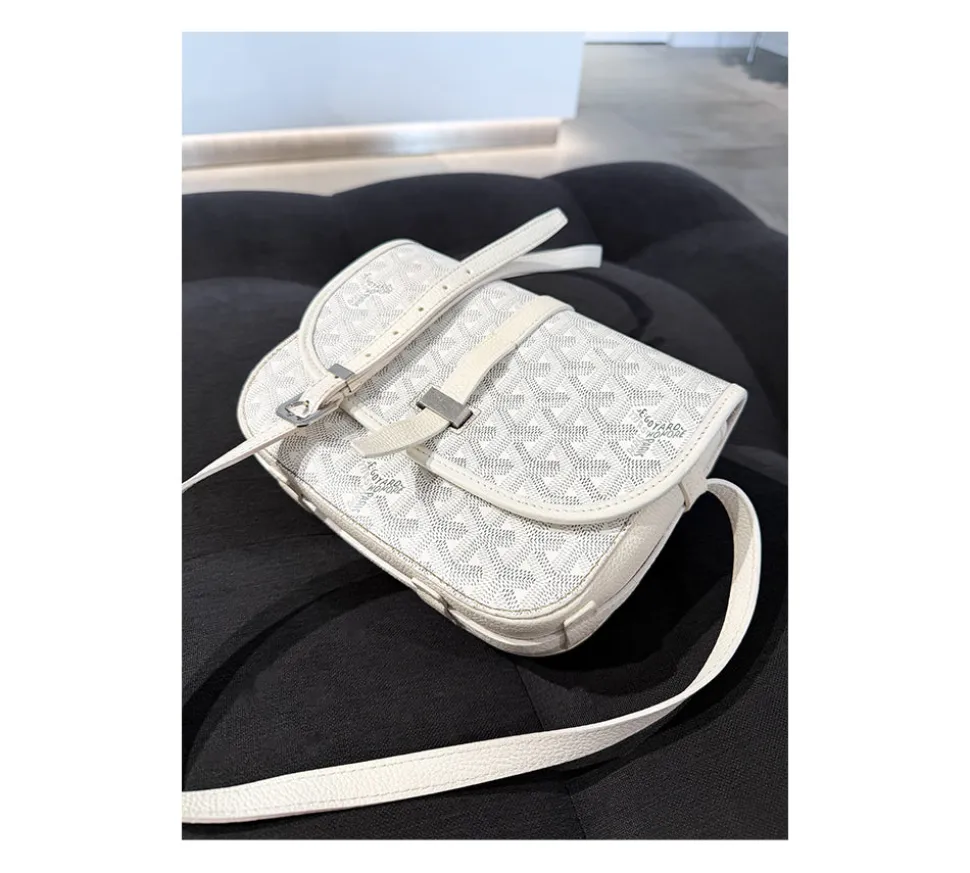 Goyard Belvedere PM - White (Usado, como novo)