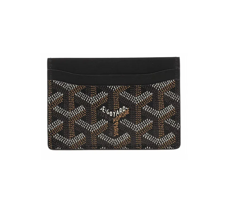 Goyard Saint Sulpice Card Holder - Black