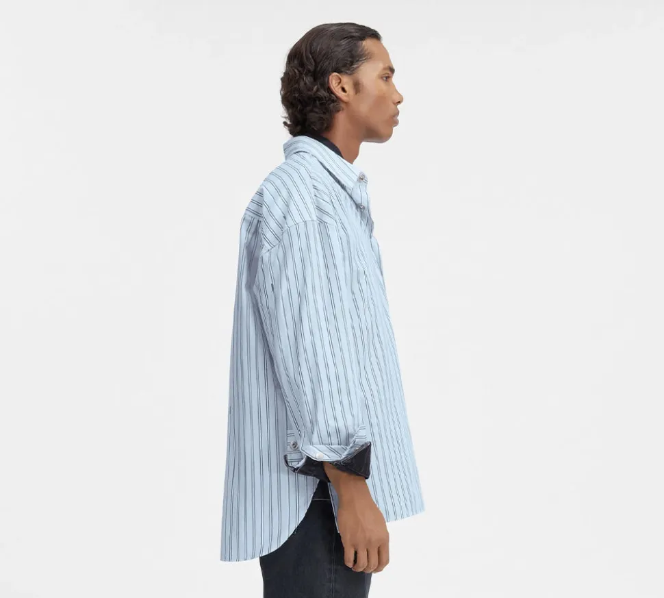 Jacquemus 'La casa' The long-sleeve shirt - Print Blue Stripe
