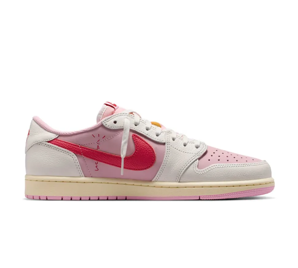 Jordan 1 Retro Low OG SP - Travis Scott Sail Tropical Pink