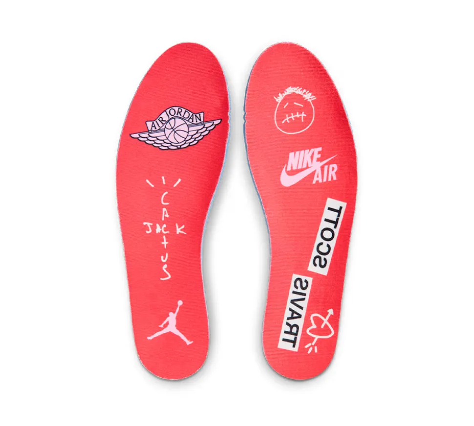 Jordan 1 Retro Low OG SP - Travis Scott Sail Tropical Pink