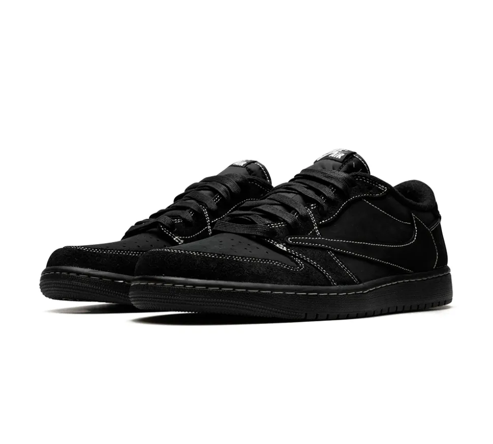 Jordan 1 Retro Low OG SP - Travis Scott Black Phantom