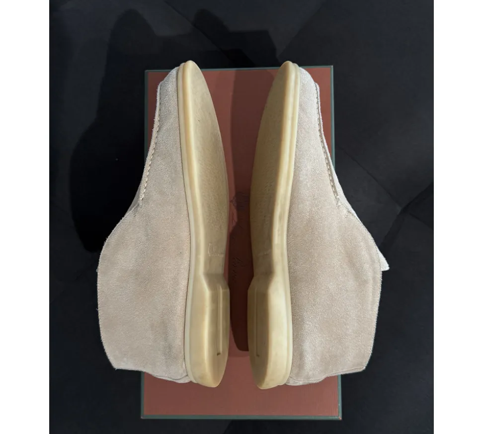 Loro Piana Open Walk Ankle Boot Sandstone (USADO) - 41