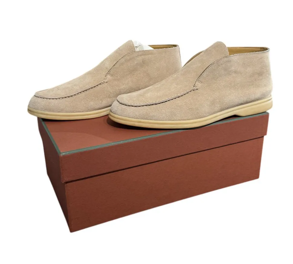 Loro Piana Open Walk Ankle Boot Sandstone (USADO) - 41