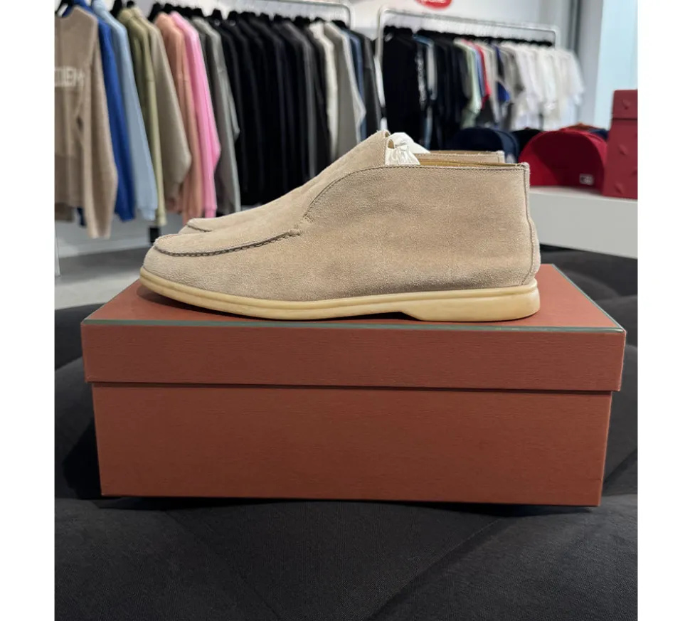 Loro Piana Open Walk Ankle Boot Sandstone (USADO) - 41