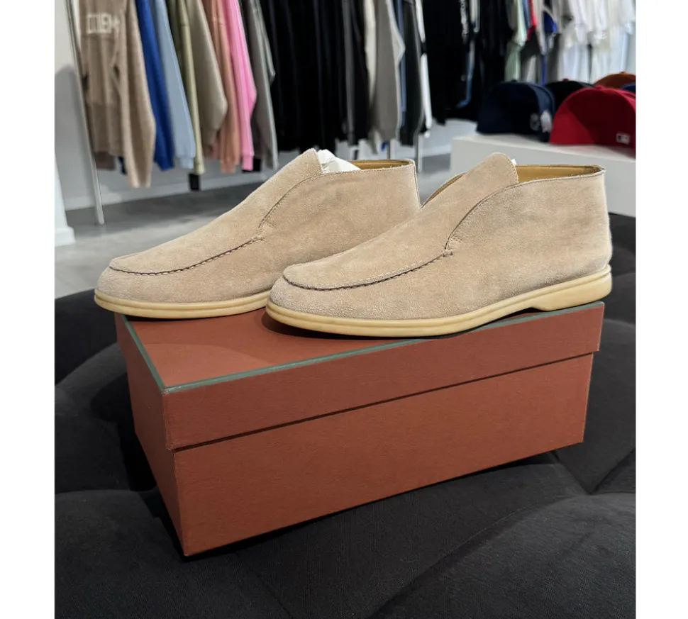 Loro Piana Open Walk Ankle Boot Sandstone (USADO) - 41