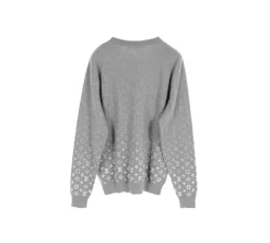 Louis Vuitton Gradient Monogram Knitwear Sweater (USADO) - Grey