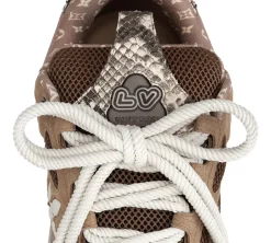 Louis Vuitton Skate Sneaker Brown Snakeskin (USADO) - 44