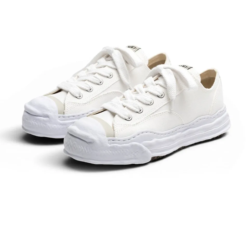 Maison Mihara Yasuhiro Hank OG Sole Canvas Low - White