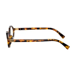 Miu Miu Sunglasses - Honey Havana / Clear Blue Light Filter