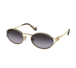 Miu Miu Sunglasses - Pale Gold / Grey Gradient