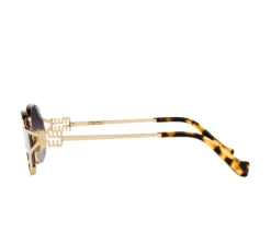 Miu Miu Sunglasses - Pale Gold / Grey Gradient