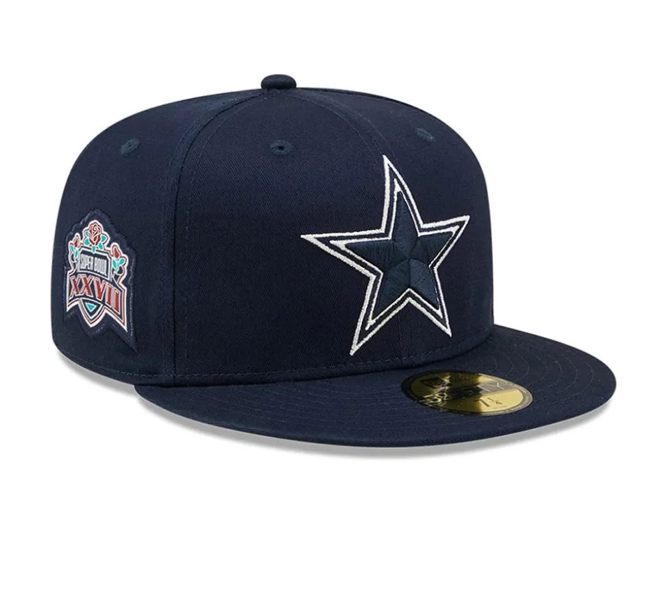 New Era Dallas Cowboys Super Bowl XXVII Side Patch - Navy