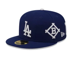 New Era Los Angeles Dodgers All-Over Logos Low Profile - Light Navy