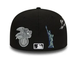 New Era New York Yankees MLB Script - Black