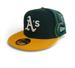 New Era Oakland Athletics MLB Authentic Collection On-Field Game - Custom Dark Green