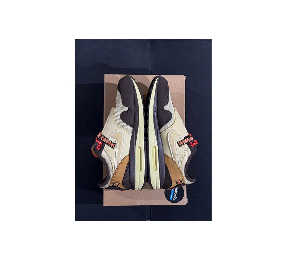 Nike Air Max 1 (40) - Travis Scott Cactus Jack Baroque Brown (USADO)
