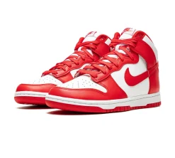 Nike Dunk High - Championship White Red