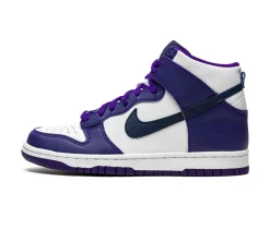 Nike Dunk High - Electro Purple Midnight Navy