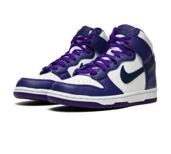 Nike Dunk High - Electro Purple Midnight Navy