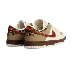 Nike Dunk Low Retro - Khaki Team Red Pearl White