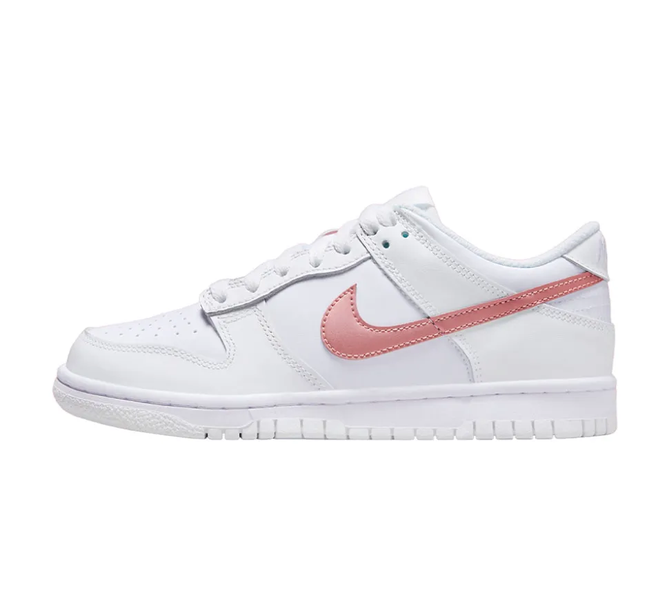 Nike Dunk Low - White Pink (GS)