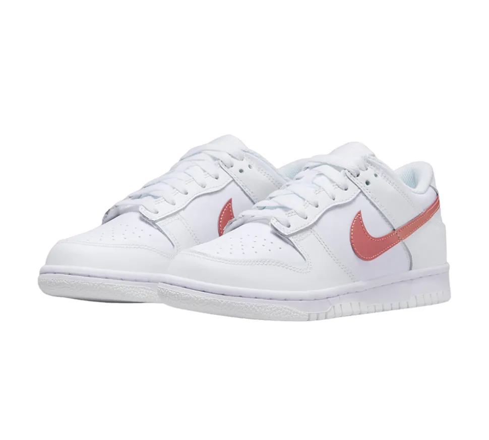 Nike Dunk Low - White Pink (GS)
