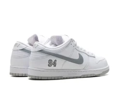 Nike SB Dunk Low Supreme 94 - White Metallic Silver