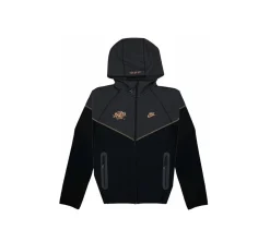 Nike Tech Fleece x Syna Central Cee Full Zip Hoodie - Black/Metallic Red Bronze