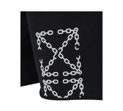 Off-White Arrows Chain Bermuda Shorts - Black