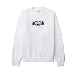 Off-White Cat Over Skate Crewneck - White