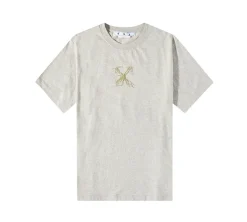 Off-White c/o Virgil Abloh Splashy Arr S/S T-shirt - Melange Grey