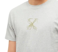Off-White c/o Virgil Abloh Splashy Arr S/S T-shirt - Melange Grey