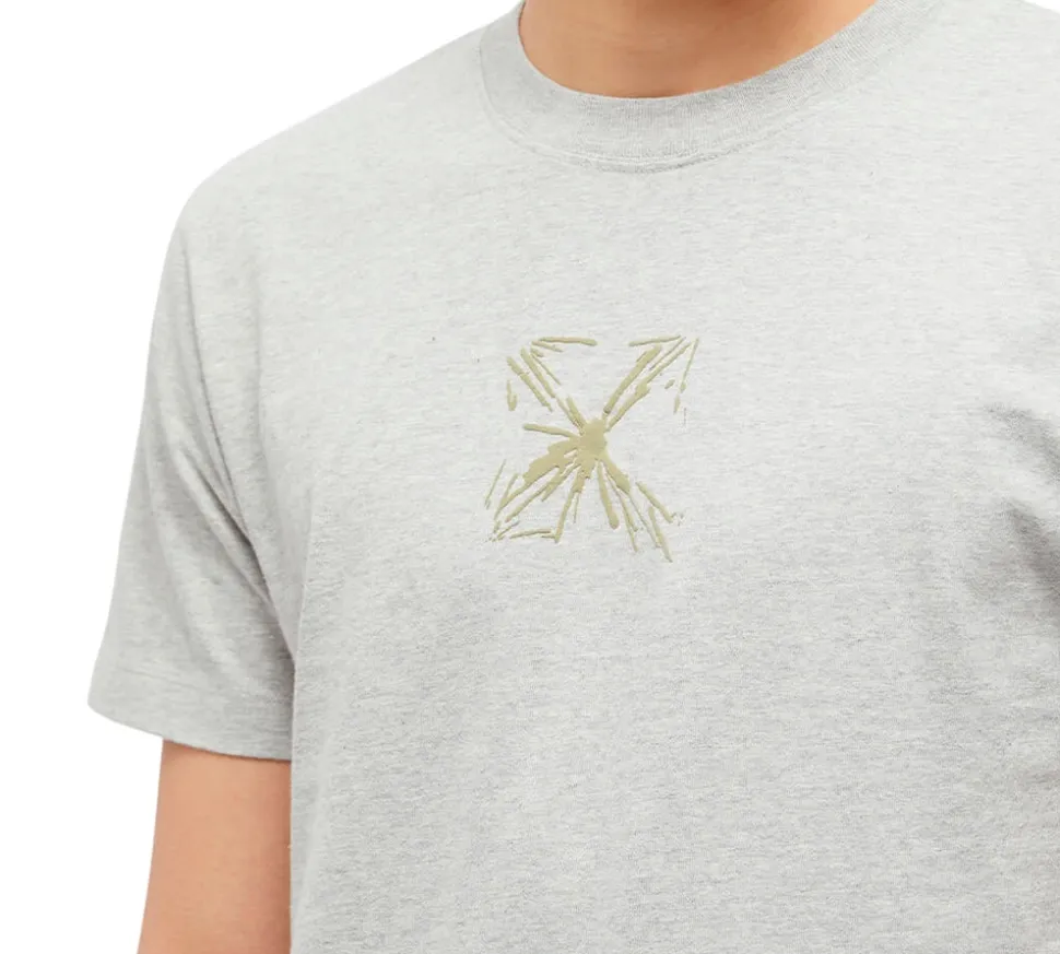 Off-White c/o Virgil Abloh Splashy Arr S/S T-shirt - Melange Grey
