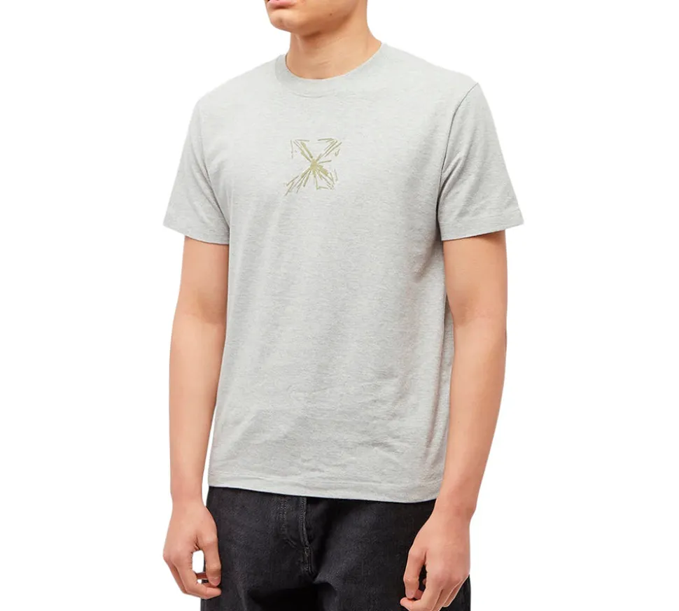 Off-White c/o Virgil Abloh Splashy Arr S/S T-shirt - Melange Grey