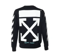 OFF-WHITE Diagonal Arrows Crewneck - Black
