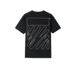 Off-White Diag-Stripe T-Shirt - Black/White