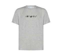 OFF-WHITE Faces Over Skate S/S T-shirt - Melange Grey