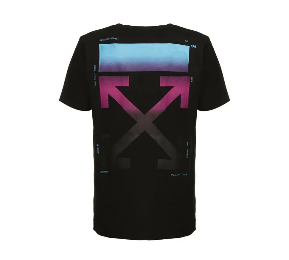 Off-White Gradient Arrows Slim Fit T-shirt - Black