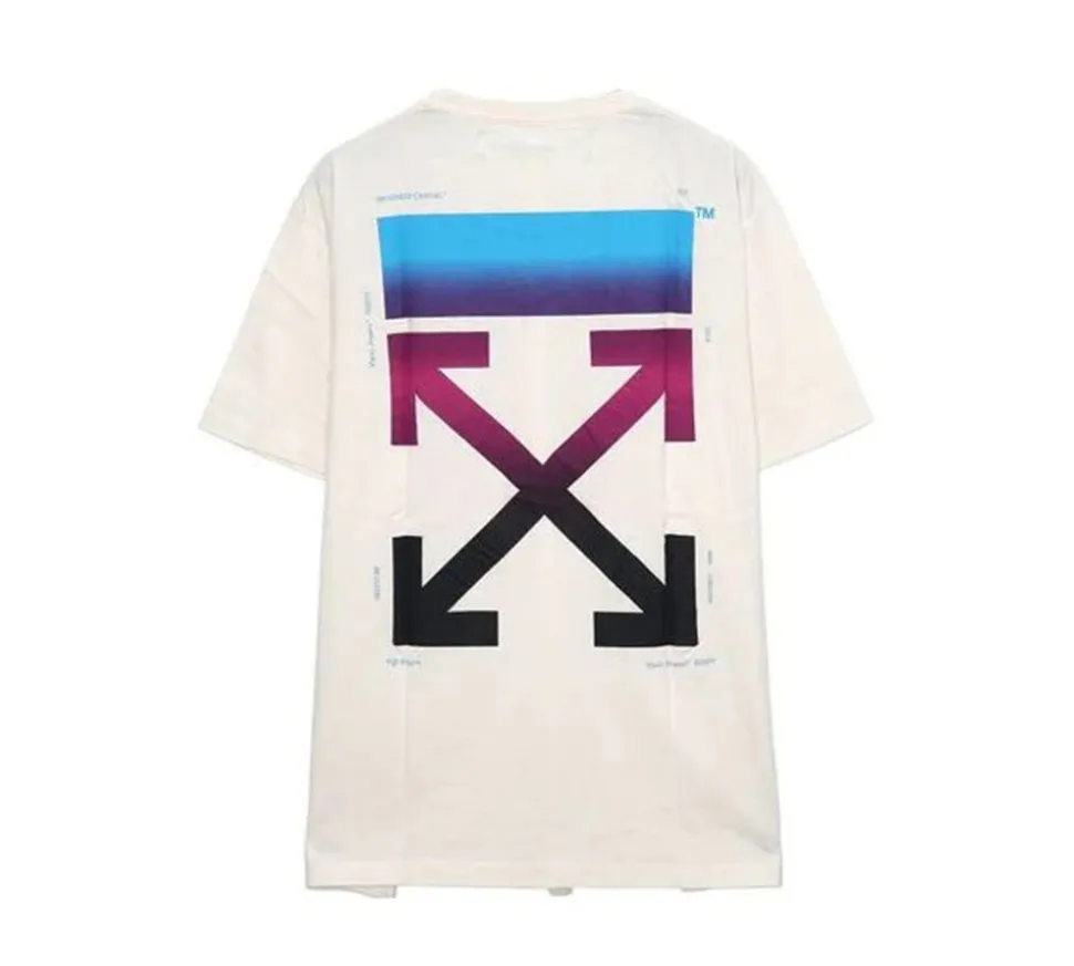 Off-White Gradient Arrows Slim Fit T-shirt - White