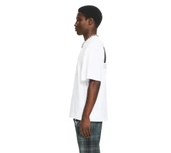 OFF-WHITE Half Arrow Skate Logo T-Shirt - WHITE/BLACK