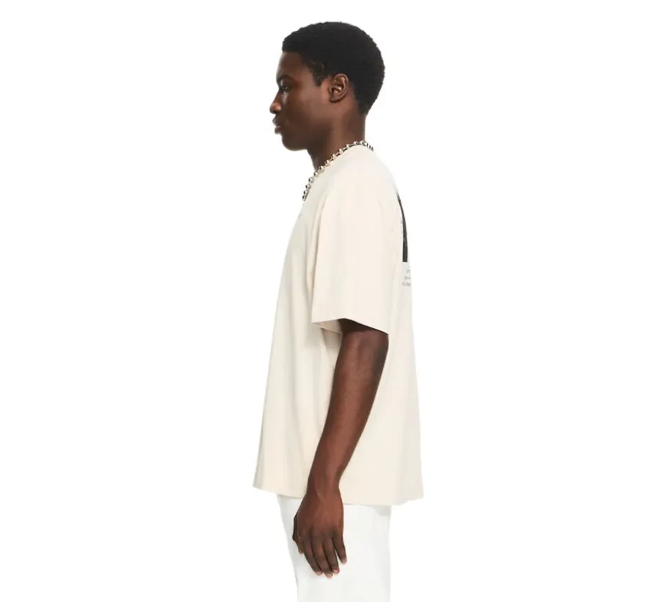 OFF-WHITE Half Arrow Skate Logo T-Shirt - PUMICE STONE