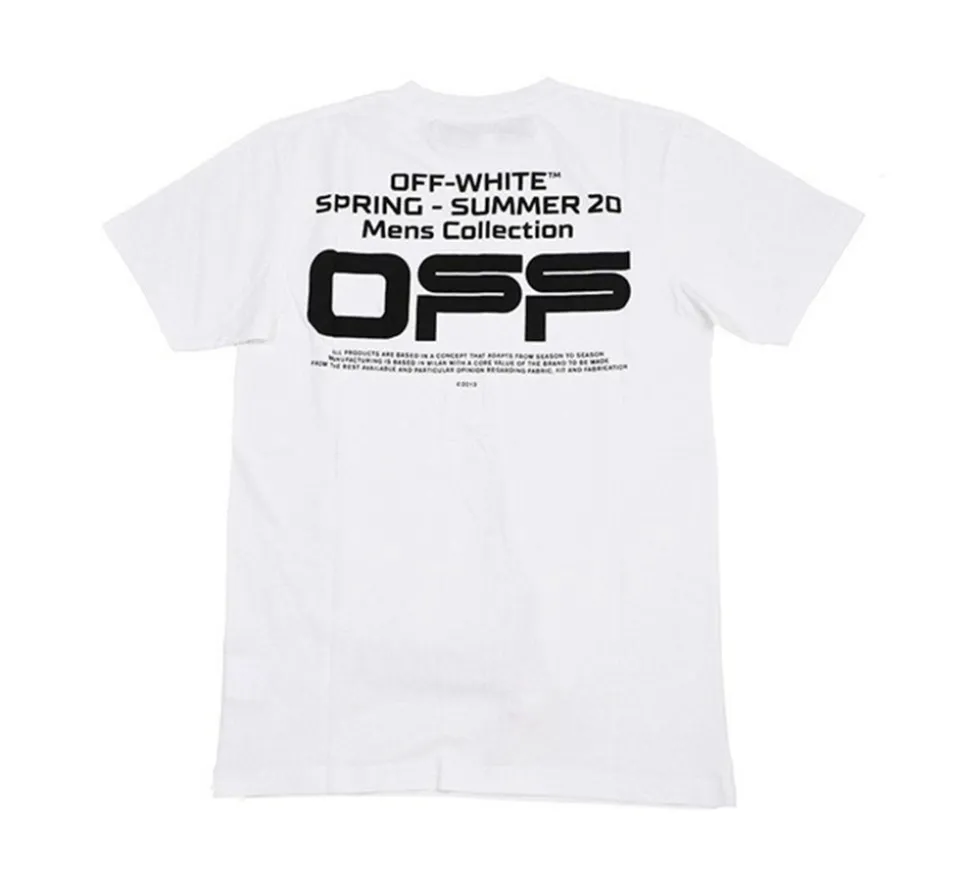 Off-White Logo Printed SS20 T-shirt - White