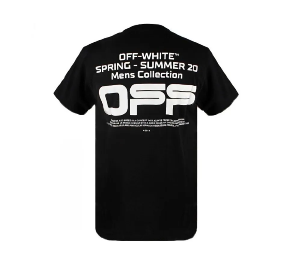 Off-White Logo Printed SS20 T-shirt -Black
