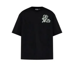 Off-White logo T-shirt - Black