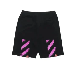 Off-White Marker Sweat Shorts - Black