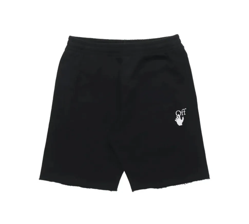 Off-White Marker Sweat Shorts - Black